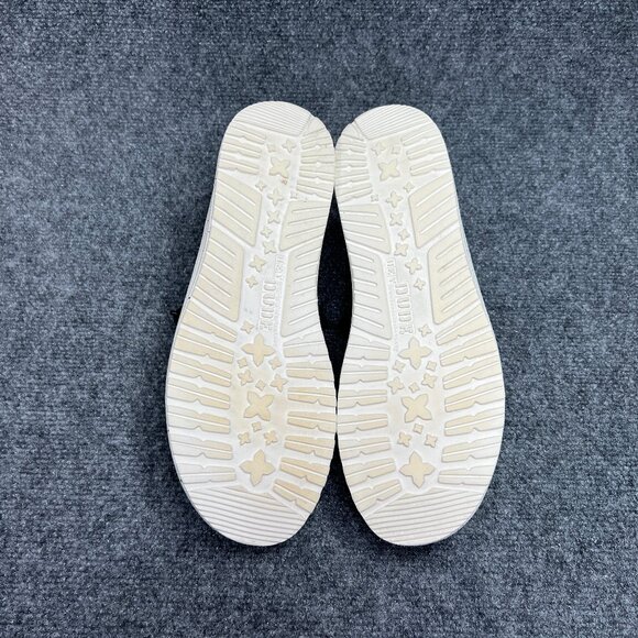 Hey Dude Wendy Shoes Women's Size 10 Black Canvas Slip On Comfort Loafer Sneaker - Picture 9 of 11